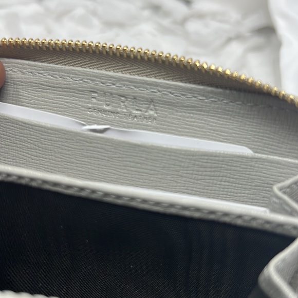 FURLA BABYLON S ZIP AROUND CC WALLET 3.5”L X 5” W - Picture 6 of 9